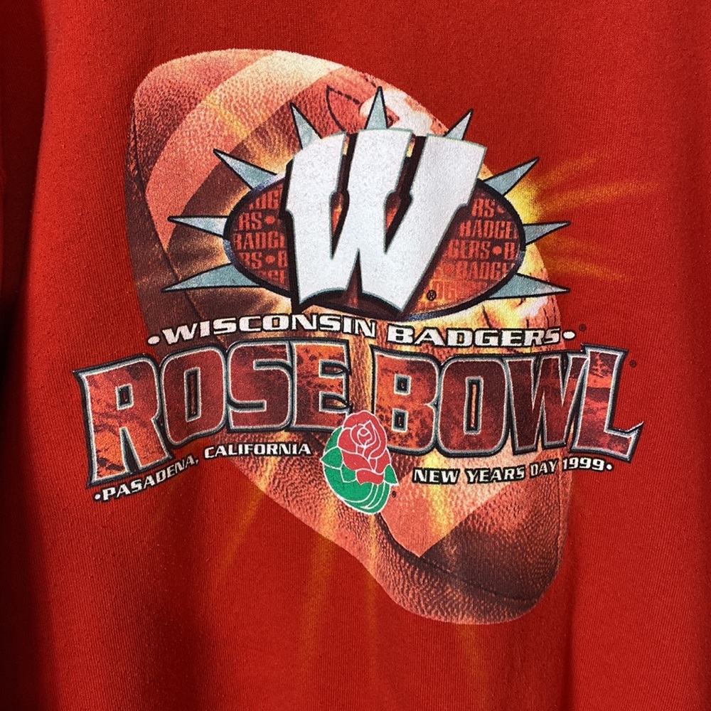 Vintage '99 Wisconsin Badgers Roast‎ Bowl Sweatshirt